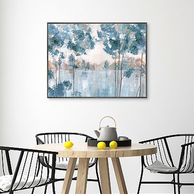 Masterpiece Two Banks by Maya Woods Canvas Art