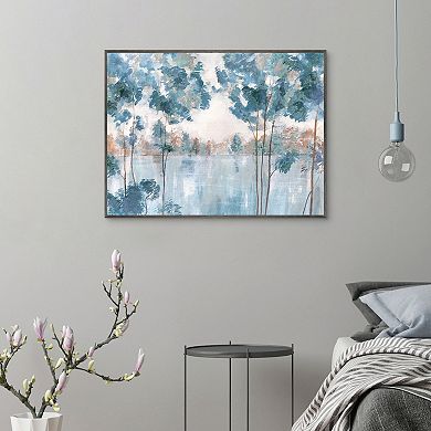 Masterpiece Two Banks by Maya Woods Canvas Art