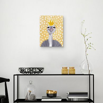 Masterpiece Princess Ostrich by Jessica Mingo Canvas Art