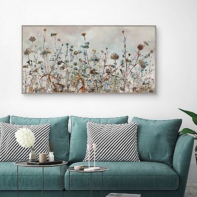 Masterpiece Misty Meadow Blooms by Studio Arts Canvas Art
