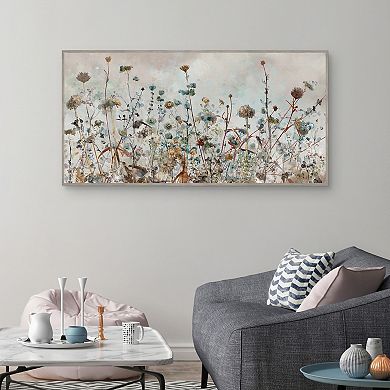 Masterpiece Misty Meadow Blooms by Studio Arts Canvas Art