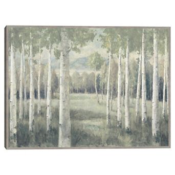 Masterpiece Light Aspens by Danhui Nai Canvas Art