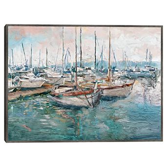 Masterpiece Silent Harbor by Studio Arts Canvas Art