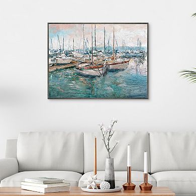 Masterpiece Silent Harbor by Studio Arts Canvas Art
