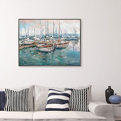 Masterpiece Silent Harbor by Studio Arts Canvas Art