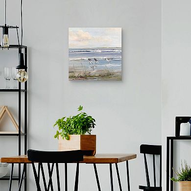 Masterpiece Beach Hopping by Sally Swatland Canvas Art