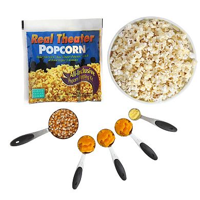 Wabash Valley Farms Whirley-Pop Popcorn & Seasoning Sampler Starter Box