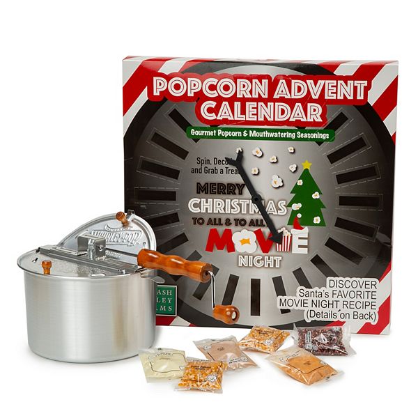 Wabash Valley Farms Original Whirley-Pop Popcorn Maker with DIY Organic  Popcorn Snack Set