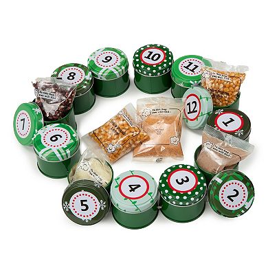 Wabash Valley Farms 12 Days of Popcorn Whirley-Pop Wreath Advent Set