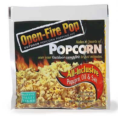 Wabash Valley Farms Open-Fire Outdoor Popper Popcorn Campfire Set
