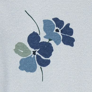 Baby Girls' Carter's 4-Pack Long Sleeve Floral Print & Polka Dot Bodysuits