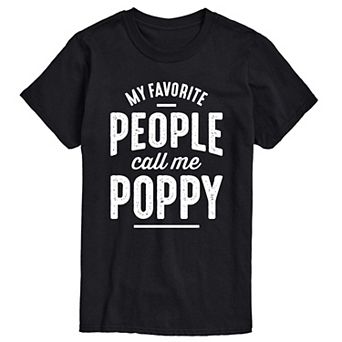 Men's Favorite People Call Me Poppy Tee