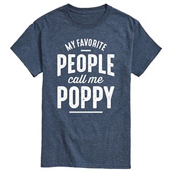 Men's Favorite People Call Me Poppy Tee