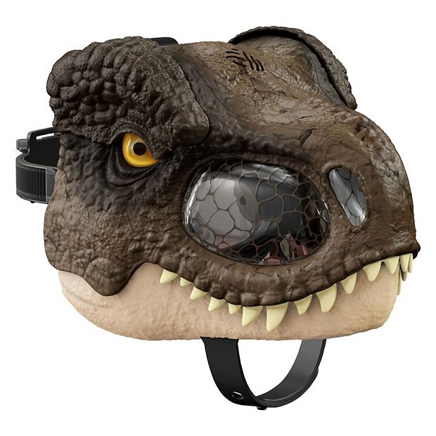 Mattel Jurassic World Dominion Dinosaur Mask Rex Chomp N Roar Costume Play