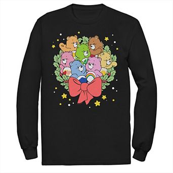 Big & Tall Care Bear Christmas Wreath Little Stars Tee