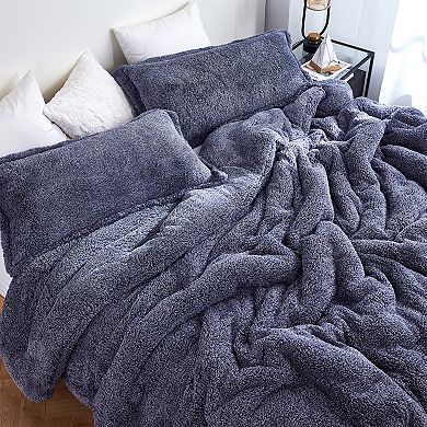 Coma Inducer® Oversized Comforter - The Original Plush - Frosted Cobalt