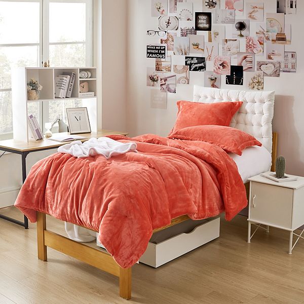 Byourbed Coma Inducer® Oversized Queen Comforter - Plush Frosted Cobalt, Super Cozy Bedding
