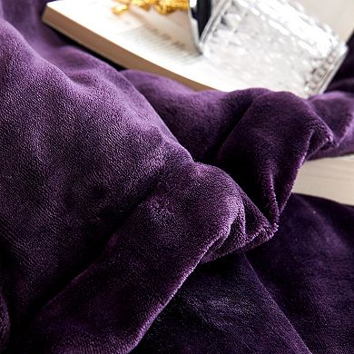 Coma Inducer® Oversized Comforter - The Original Plush - Midnight Purple