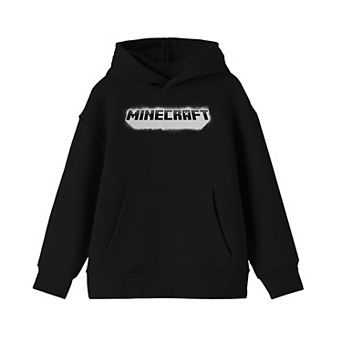 Boys 8-20 Minecraft Grunge Logo Hoodie