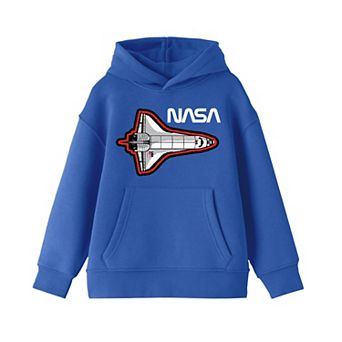 Boys 8-20 NASA Space Shuttle Patch Hoodie
