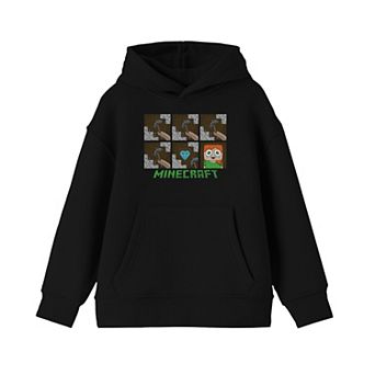 Boys 8-20 Minecraft Comic PaneLong-Sleeve Hoodie