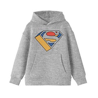 Boys 8-20 Superman Colorful Logo Hoodie
