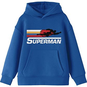Boys 8-20 Superman Silhouette Hoodie