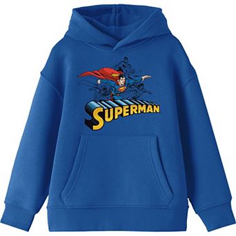 Boys 8-20 DC Comics Flying Superman Hoodie
