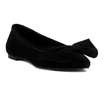 Rag & Co Chuckle Women's Suede Ballet Flats