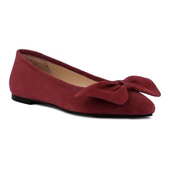 Rag & Co Chuckle Women's Suede Ballet Flats
