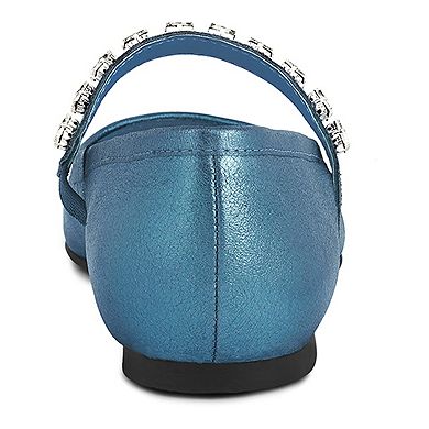 Rag & Co Alverno Women's Leather Mary Jane Flats