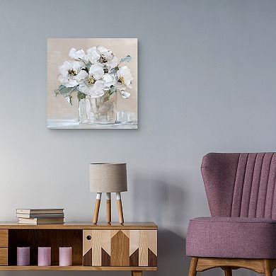 Master Piece Soft Whites by Sally Swatland Canvas Print