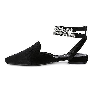 Rag & Co Salome Women's Velvet Mules