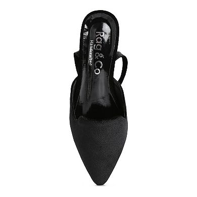 Rag & Co Salome Women's Velvet Mules