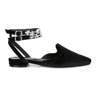 Rag & Co Salome Women's Velvet Mules