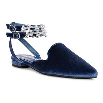 Rag & Co Salome Women's Velvet Mules