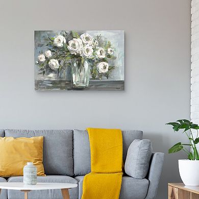 Masterpiece Soft Blooms Still Life by Tre Sorelle Studios Canvas Print