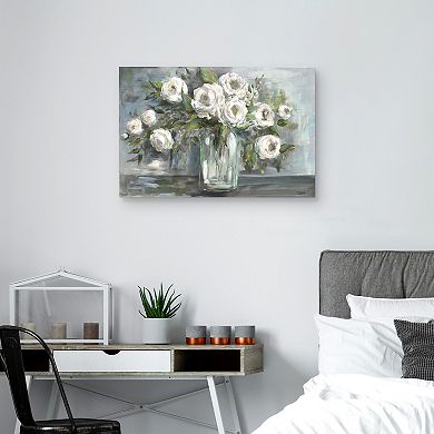 Masterpiece Soft Blooms Still Life by Tre Sorelle Studios Canvas Print