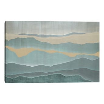 Masterpiece Cut Horizon by Lix Jardine Canvas Print