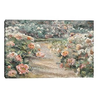 Masterpiece Garden Path by Studio Arts Canvas Print