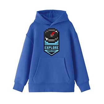 Boys 8-20 Minecraft Compass Explore Hoodie