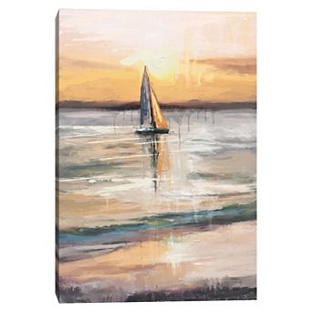 Masterpiece Twilight Sail by Studio Arts Canvas Print