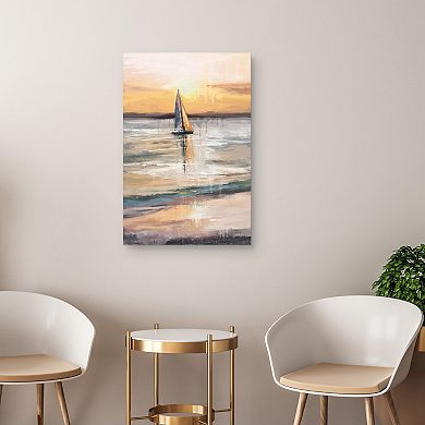 Masterpiece Twilight Sail by Studio Arts Canvas Print