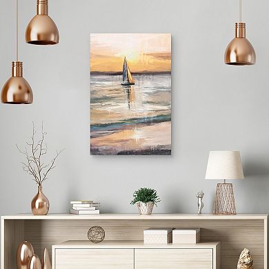Masterpiece Twilight Sail by Studio Arts Canvas Print