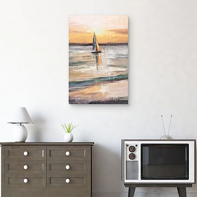 Masterpiece Twilight Sail by Studio Arts Canvas Print
