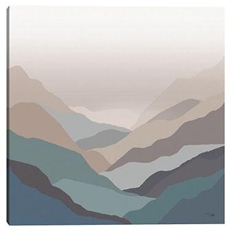 Masterpiece Mountain Valley by Pela Canvas Print