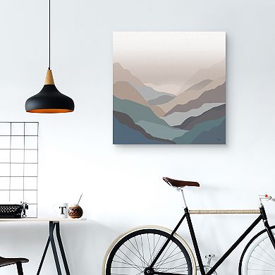 Masterpiece Mountain Valley by Pela Canvas Print