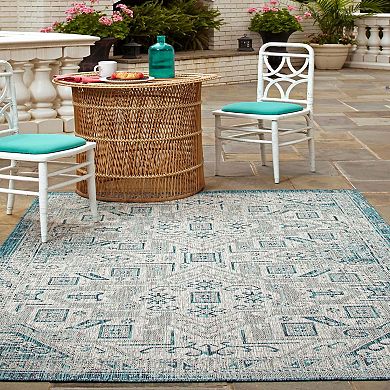 Unique Loom Coba Outdoor Tribal Rug