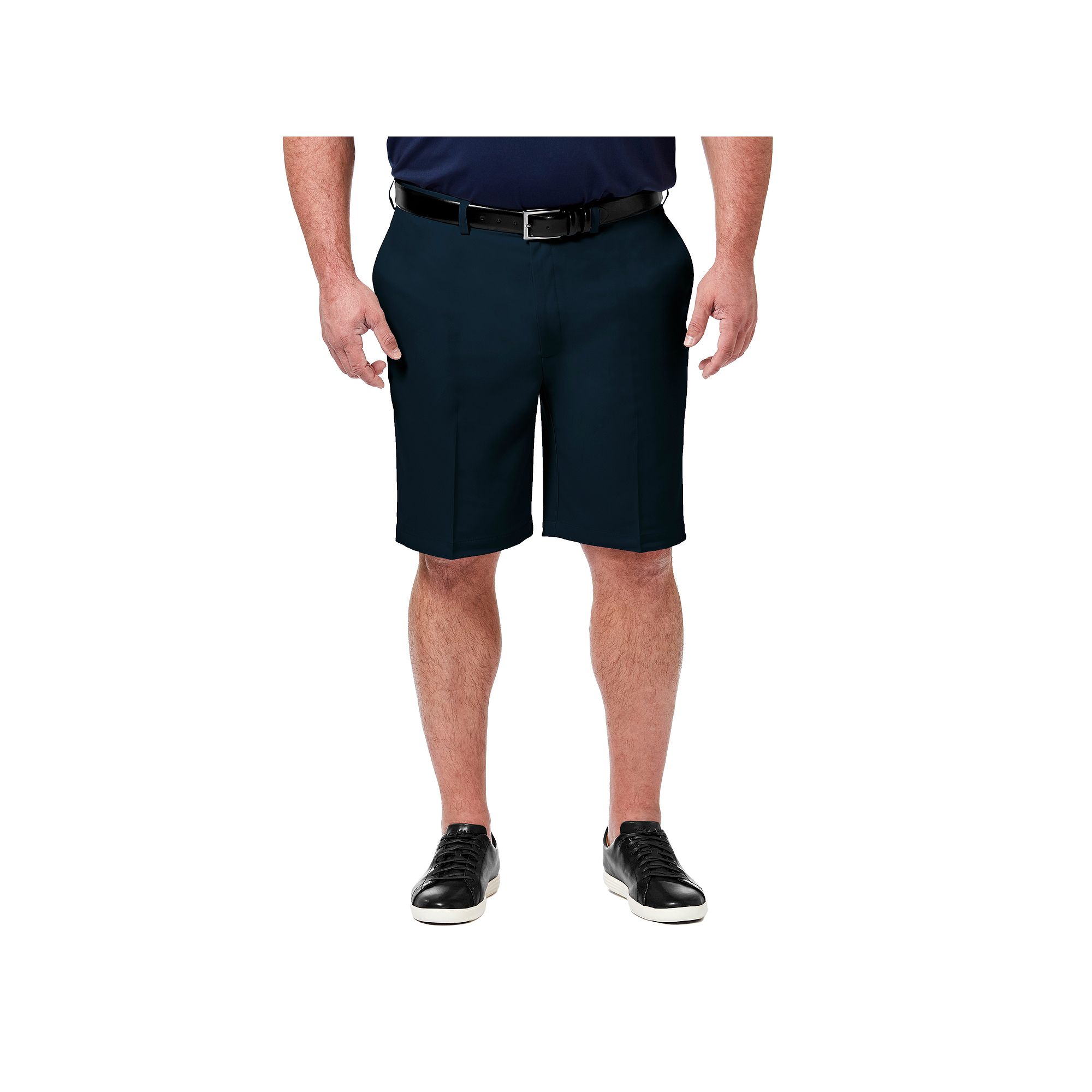 Big & Tall Haggar Cool 18 Flat-Front Pro Shorts, Mens, Size: 44, Blue
