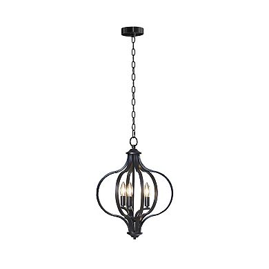 Hampton Hill Nava 3-Light Candle Lantern Chandelier